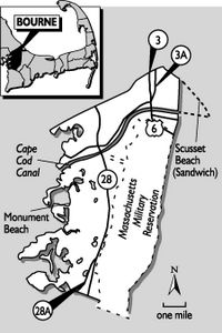 Bourne Beach Map