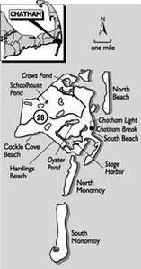 Chatham Beach map