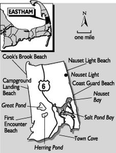 Eastham Beach Map