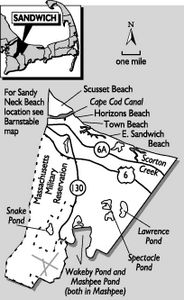 Sandwich Beach Map