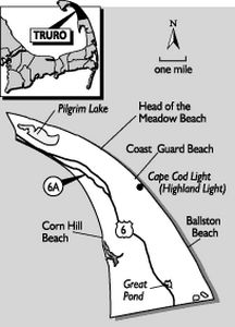 Truro Beach Map