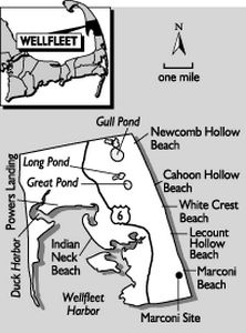 Wellfleet Beach Map